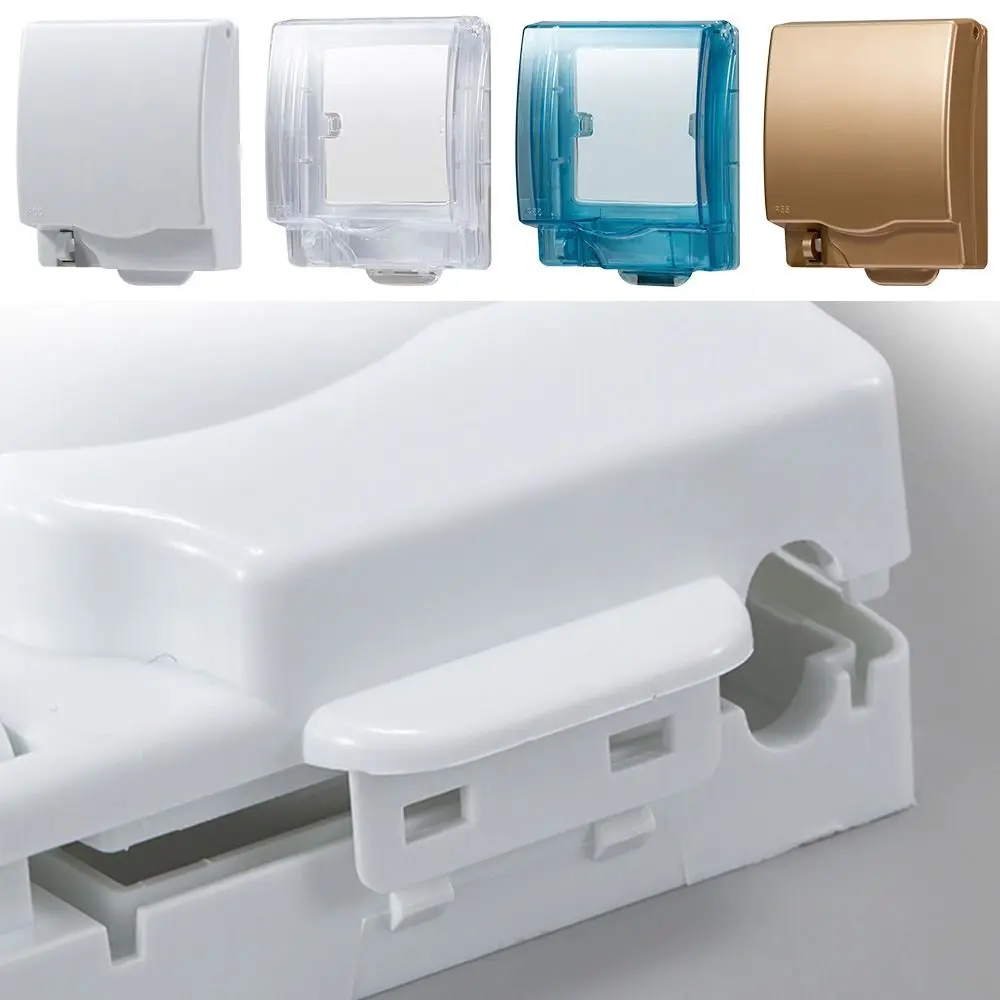 Lockable Wall-mounted Socket Waterproof Dustproof Box Outdoor 86 Type Splash-proof Switch Socket Anti-shock Protection Cover