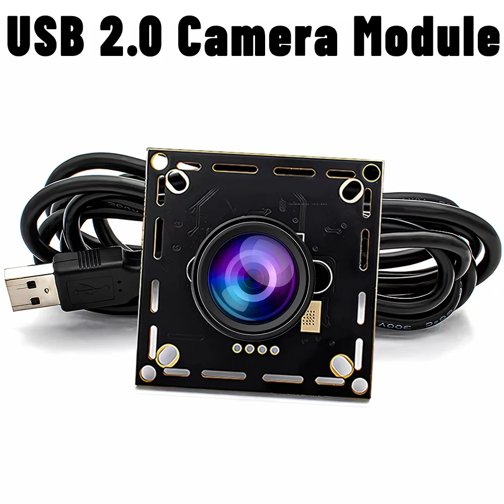 وحدة كاميرا بمنفذ USB 720P 60FPS لوحة كاميرا ويب عالية السرعة 1MP MJPEG التوصيل اللعب بدون عدسة تشويه لمسح مستندات الاجتماع