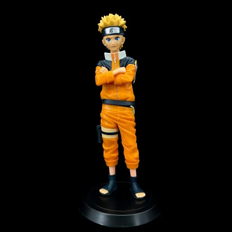 Bandai NARUTO Anime Figure Uzumaki Naruto Statue Collection Action Figures decorazione Desktop giocattoli di compleanno modello regali ciondolo