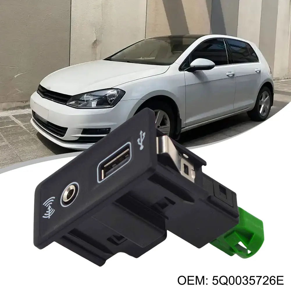 Automotive USB AUX Switch 5Q0035726E Suitable for Golf 7 For MK7 For Passat B8 with For CarPlay Media Functionality