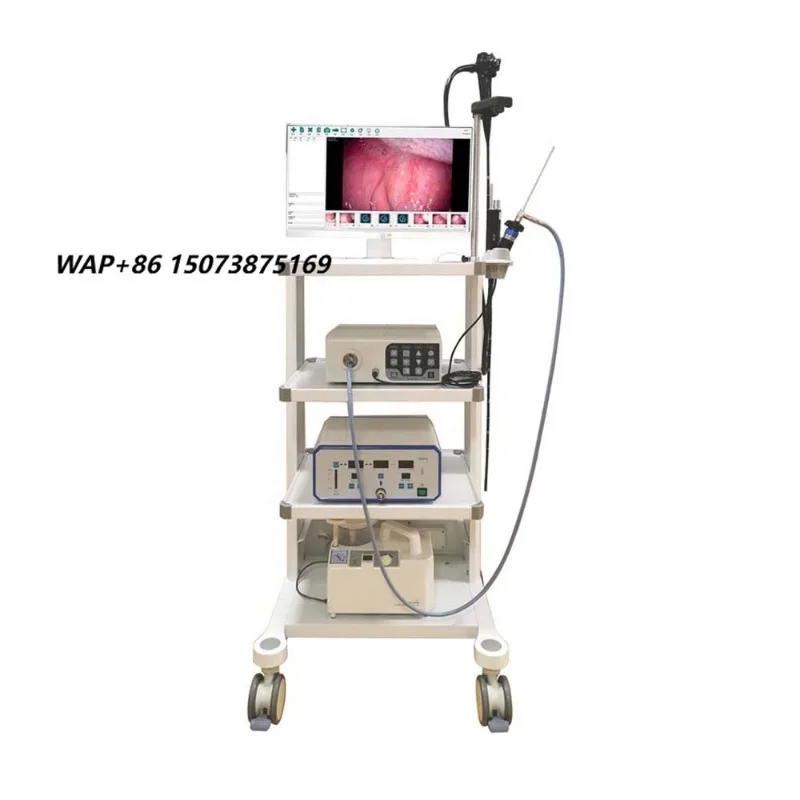 Medical veterinary laparoscope tower 1080p laparoscope set endoscope full high definition laparoscope
