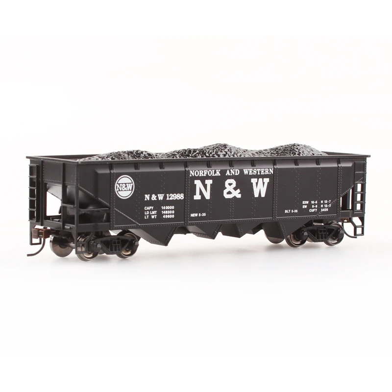 

BACHMANN Train Model HO1/87 American Series Simulated Metal Wheels 40 Feet Four Discharge Port Coal Funnel Car