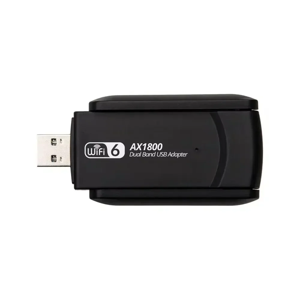 

Wi-Fi 6 USB WIFI адаптер 802.11AX 1800 Мбит/с USB3.0 Антенна беспроводной сетевой карты Wi-Fi ключ для ПК Win 10/11