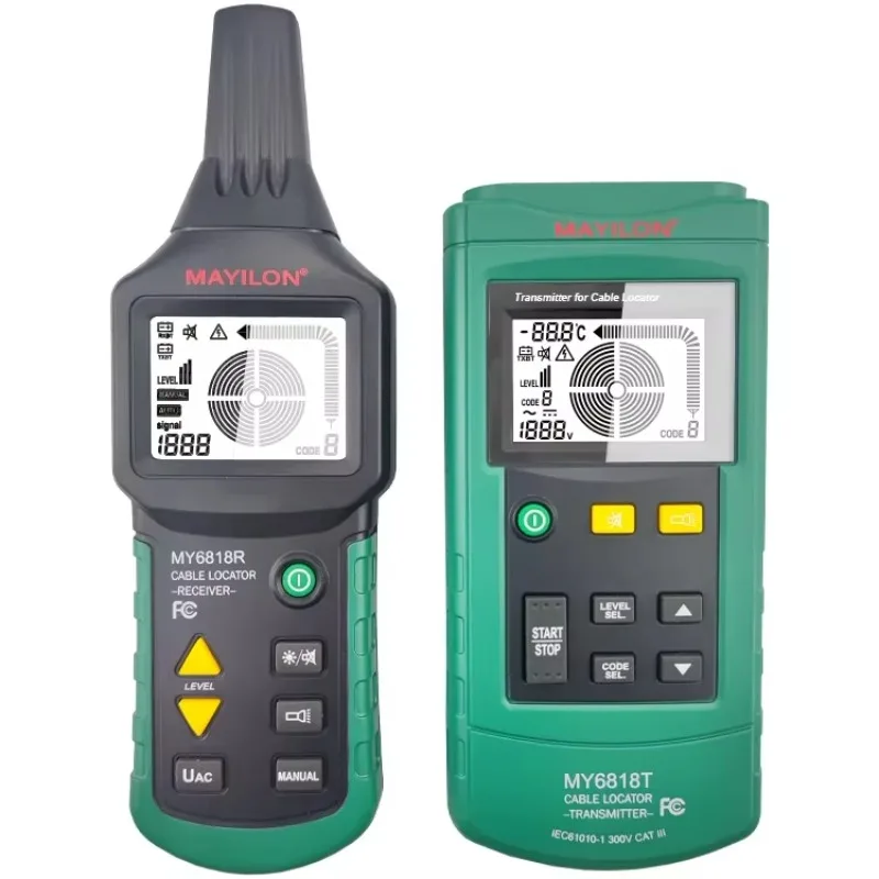 MAIYILON Nick 2026 MY6818 Cable Detector, NCV & 12-400V AD/DC Voltage Tester, Line Continuity Short Circuit Path Detector