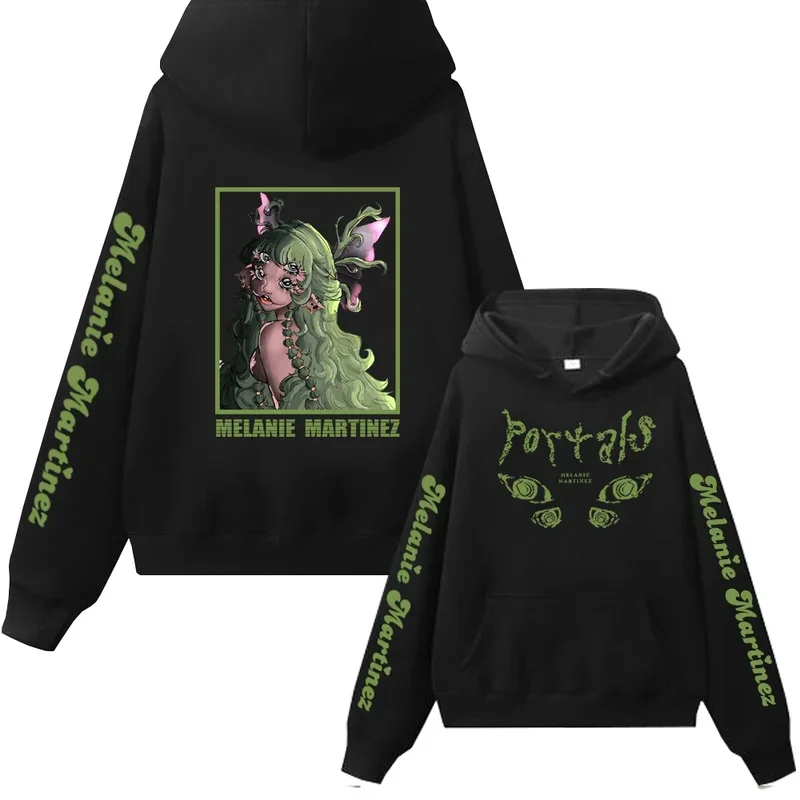 2024 Melanie Martinez Portals Tour Printed Hoodies Women Men Fleece Comfortable Hooded Sweatshirts Harajuku Hip Hop Street Hoody