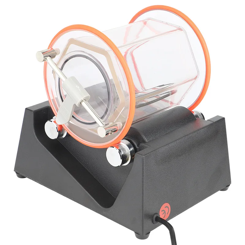Gold Silver Jewelry Drum Polishing Machine Ancient Coins Rolling Polisher New for Manufacturing Plant Features Motor Engine Gear