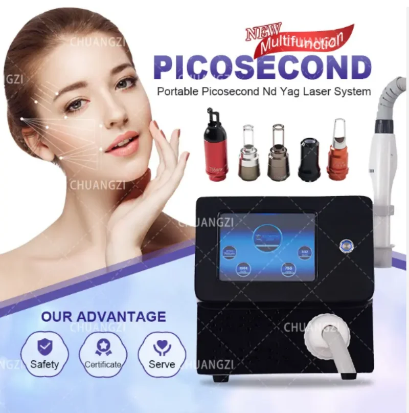 

2024 профессиональный лазерный Пико второй/лазерный пико мини лазерный аппарат для удаления татуировок для клиник и салонов