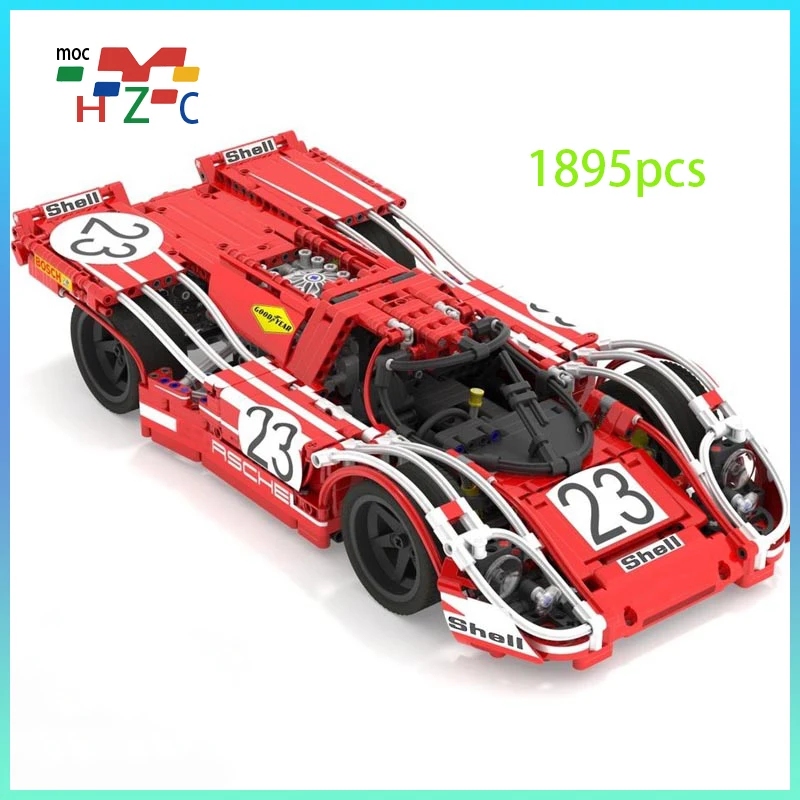 

MOC-32980 917K No.23 Le Mans Supercar Racing Car Model Technical Building Block Educational Toys for Boys Gifts