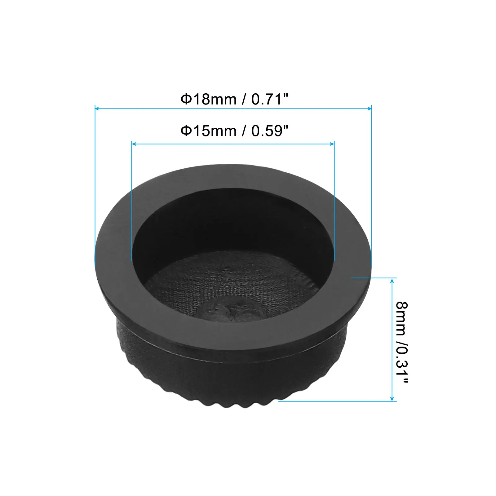 5Pcs 12mm 15mm 16mm LED Flashlight Switch Caps Silicone Soft Boot Cover Rubber Pad Protective Button Tail Cap for Electric Torch