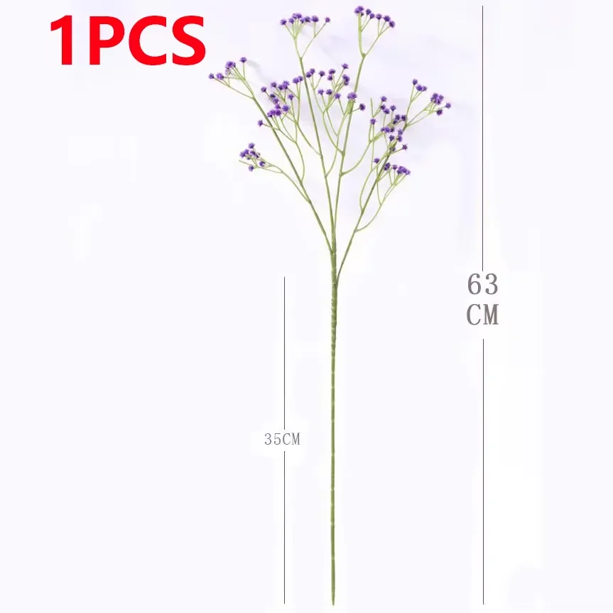 108Heads 63cm Artificial Flowers Gypsophila Babies Breath DIY Floral Bouquets Arrangement for Wedding Home Party Decoration