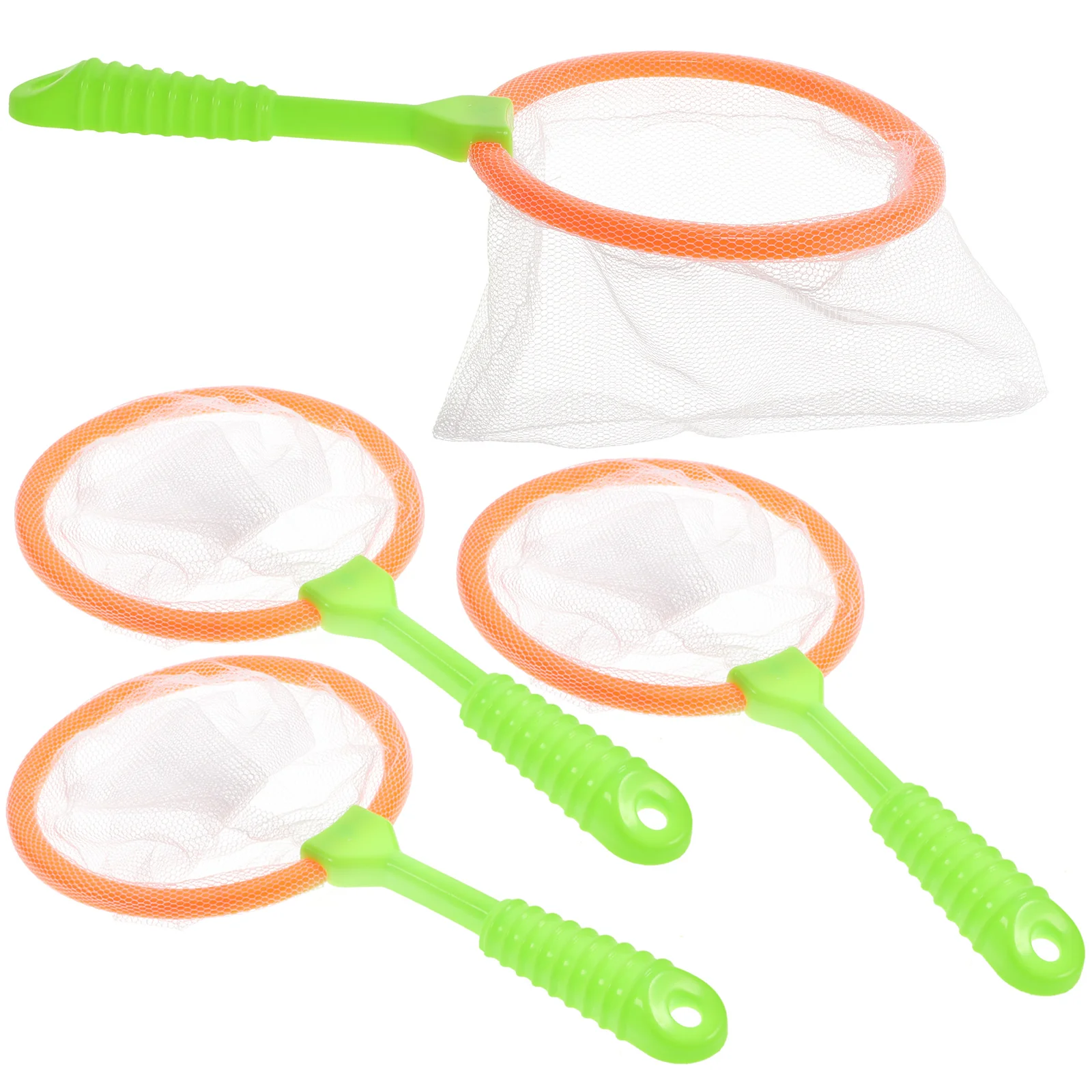 

4pcs Plastic Large Fishing Nets Kids Bug Catcher Insect Collecting Bath Toy Fishing Tools Toys