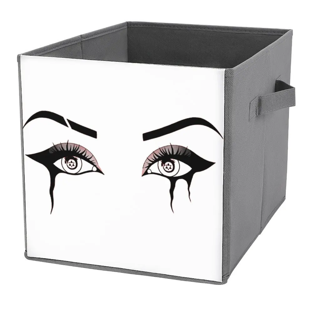 Storage Bins Homunculus FMA Ouroboros Classic Dust Proof Premium Folding Storage Box Lifting Hand Can Be Folded Towels Debris Ro