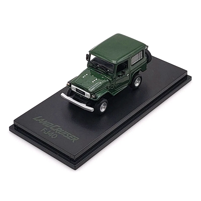 Diecast Original 1:64 Scale Land Cruiser 4-drive SUV LC40 FJ40 Simulation Alloy Car Model Static Collectible Toy Gift