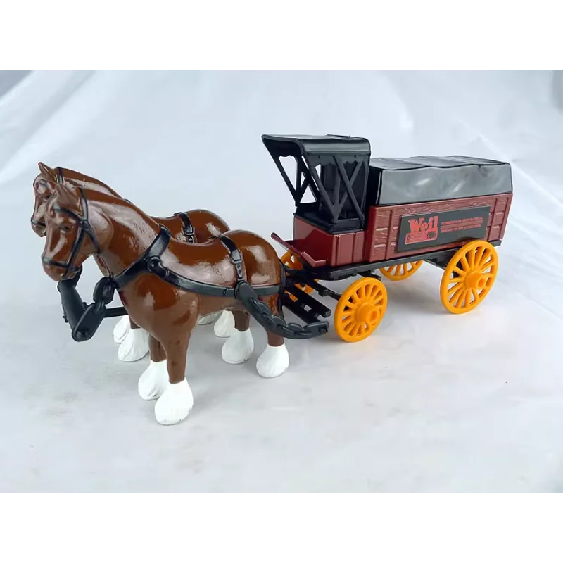 

Литой под давлением ERTL масштаб 1:24 Weil Horse Carrage, американская классическая распроданная модель автомобиля из сплава, Коллекционная игрушка, подарок, сувенирный дисплей