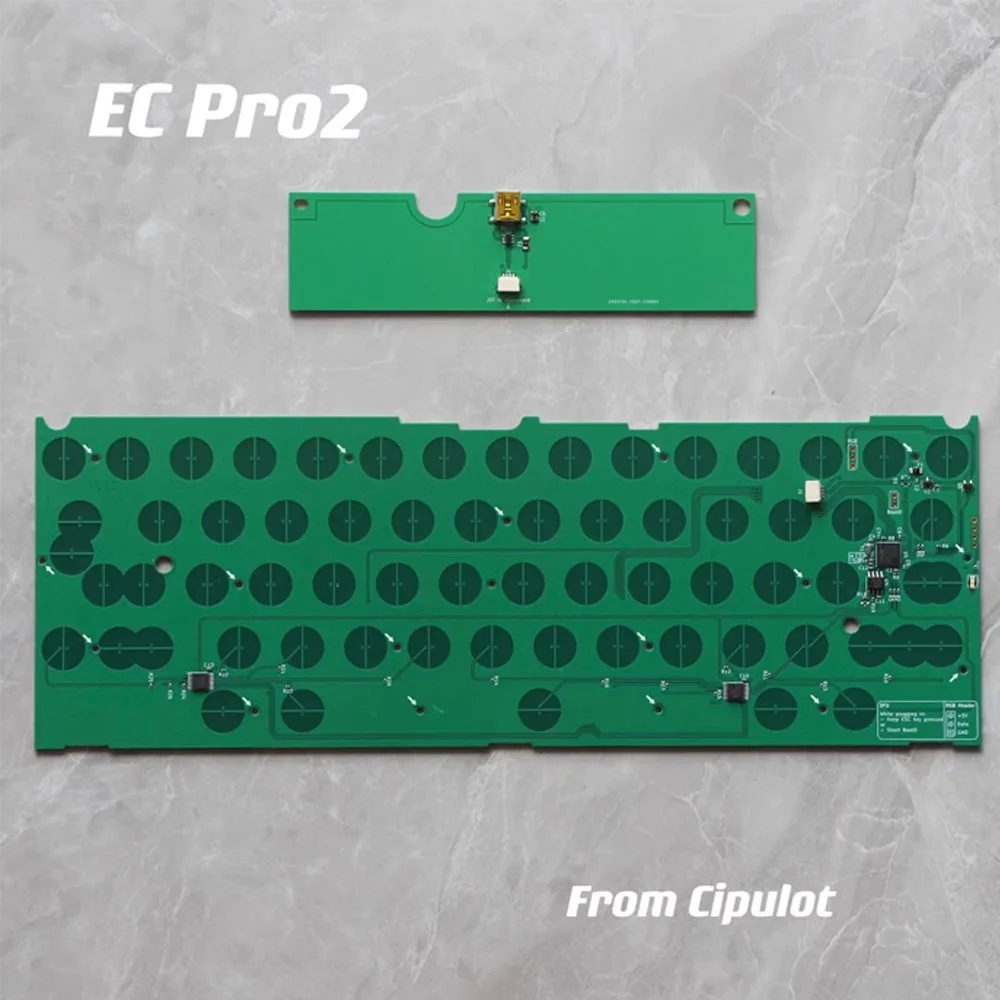 

for 60HHKB Static Capacitance Keyboard PCB Kit Custom QMK/VIA Positioning Plate Sensitivity Adjustable Game Keyboard Accessories