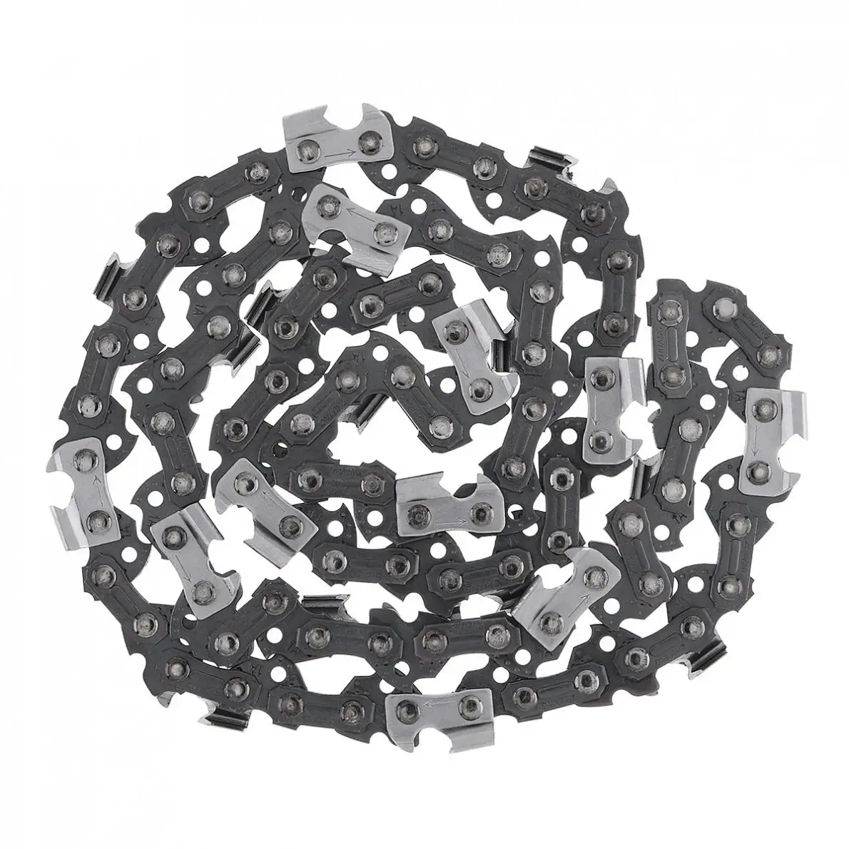 Portable 12 Inch 45 Drive Link Surface Smooth Enough 3/8 Pitch Chainsaw Chain for Most Outdoor Construction