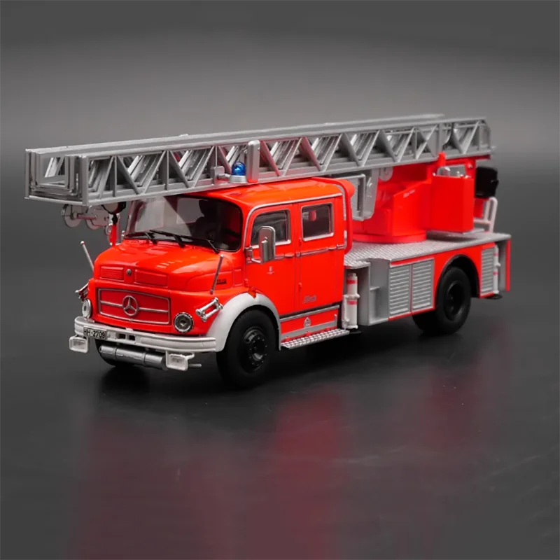 Motor de bomberos L1519 IXO Benz, escala 1:43, modelo de vehículo de aleación, colección de simulación terminada, decoración, regalo, exhibición de juguetes