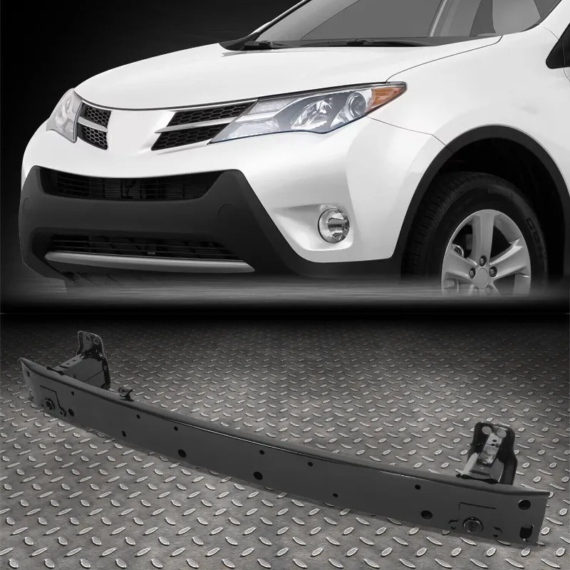 US For 2013 2014 2015Toyota Rav4 OE Style Black Steel Front Bumper Reinforcement Impact Bar