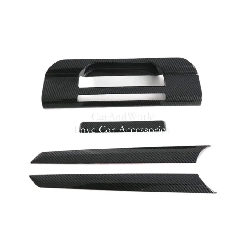 For Ford RANGER 2022-2024 Rear Trunks Tailgete Tail Door Handle Bowl Cover Trims ABS Chrome Sticker Car Moulding Accessories