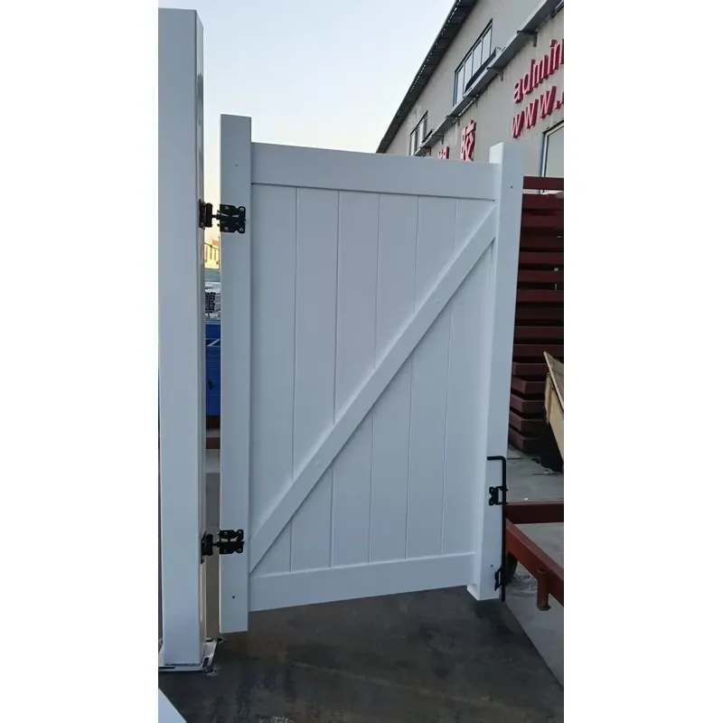 High-Quality PVC Fence Gate | Maintenance-Free & UV Protected | Perfect for Gardens & Yards