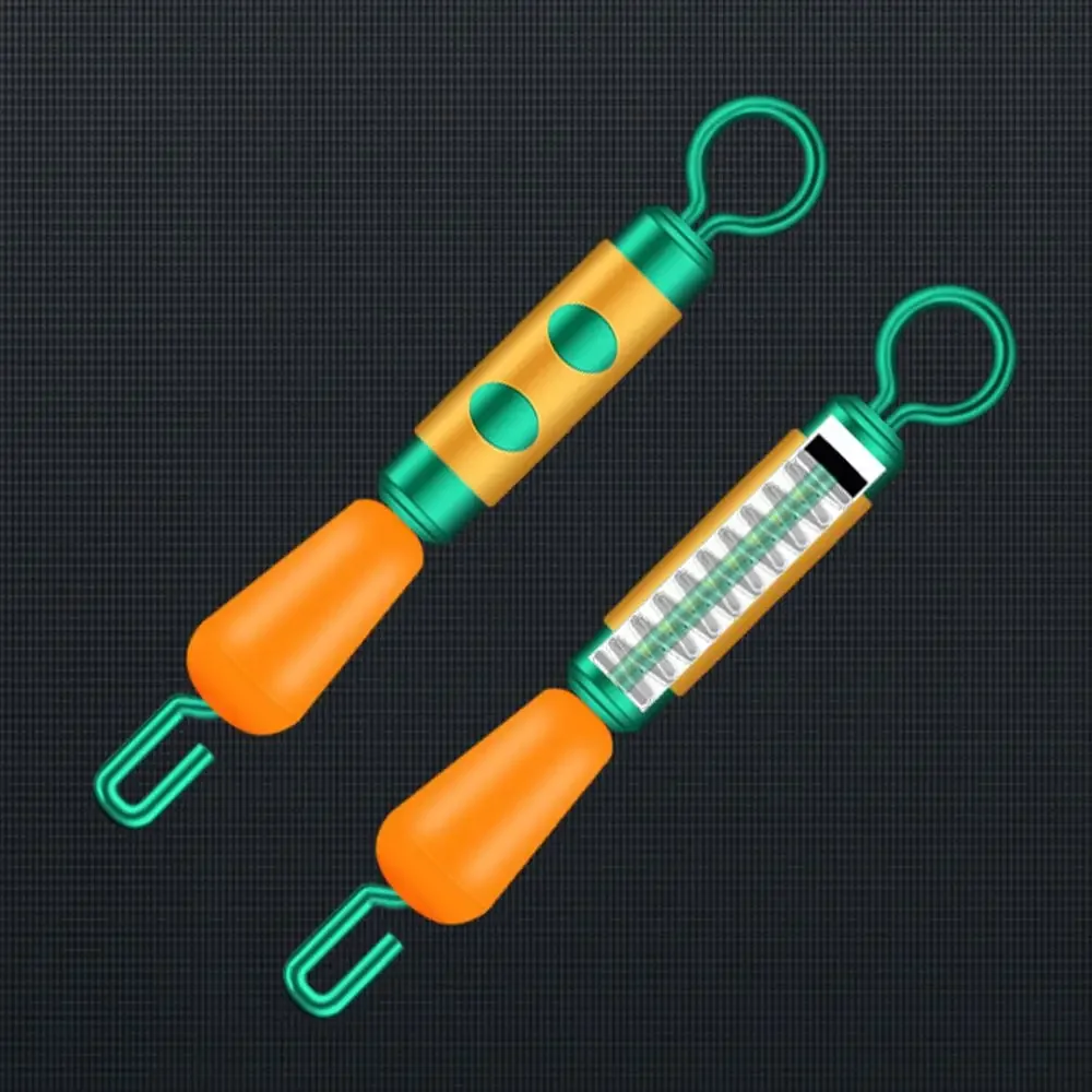 10 stücke Angeln Haken Stecker Frühling Cog Schleife mit Dämpfung Silikon Entladen Kraft Spreiz Ring Schnelle Öffnung Schwenk Draht Set – Detail 6