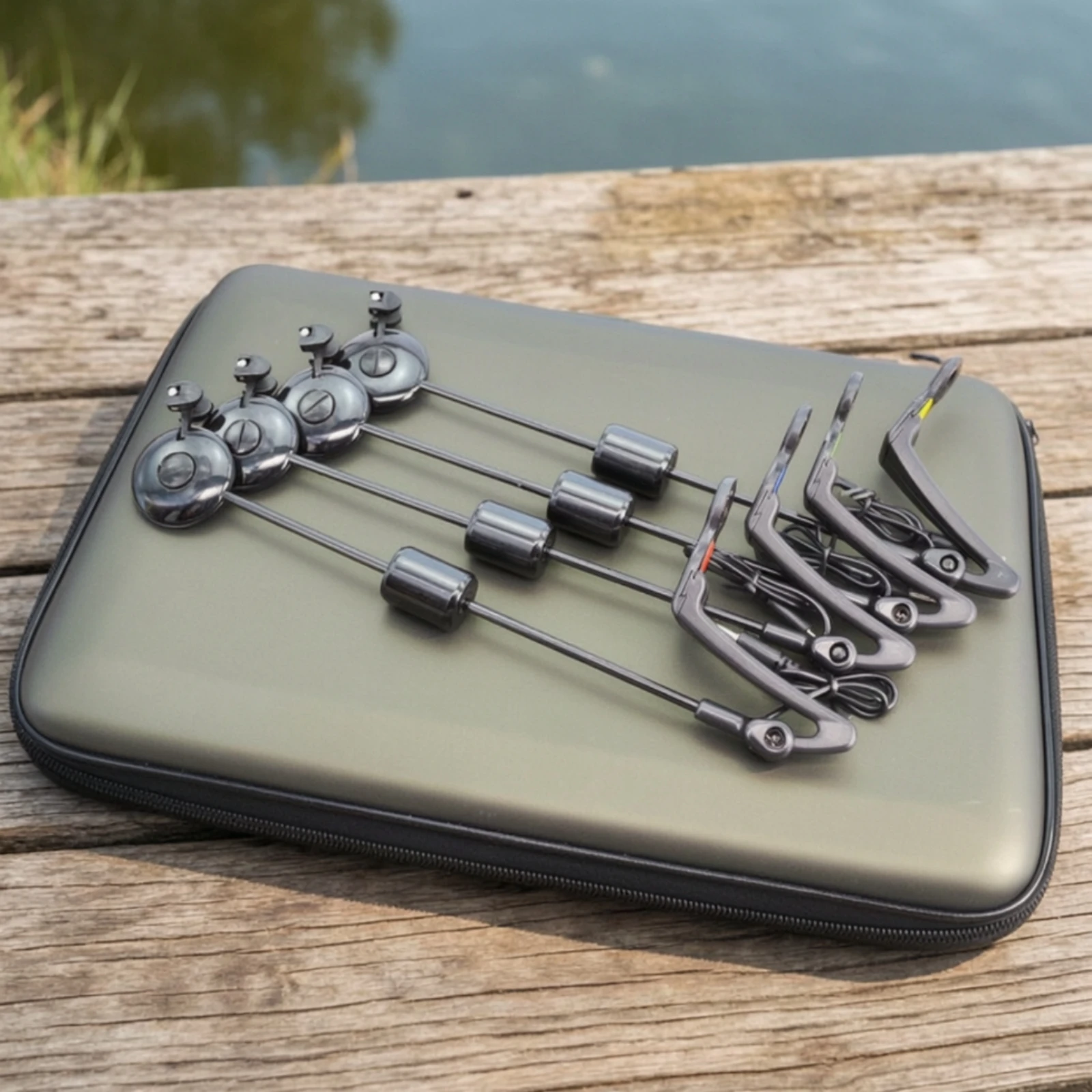 4 Pieces Rod Swinger Alarm Har - Fishing Rod Case review and price