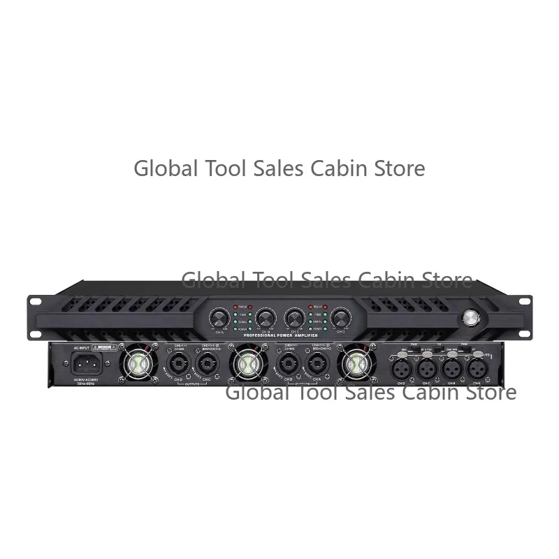 Professional DP Series 4-Channel High Power Stage Audio Power Amplifier 4x2400W 4x2000W 4x1600W for Performances