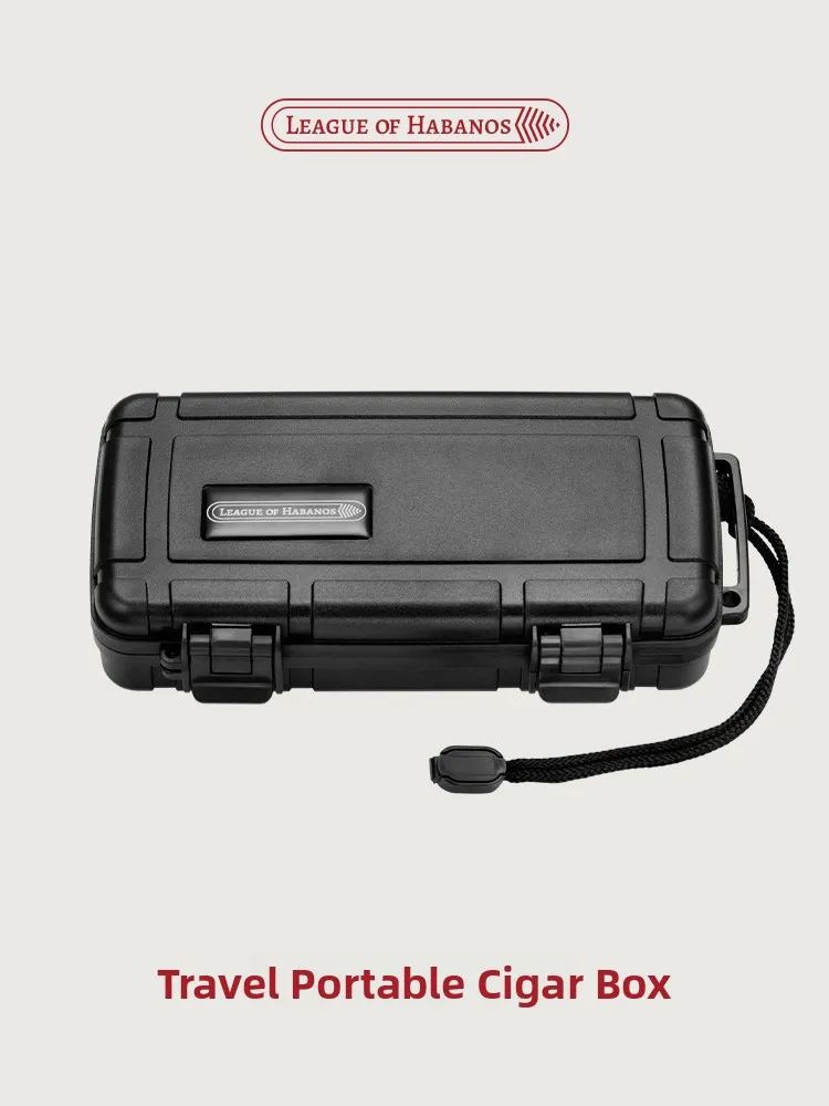 

Портативный дорожный футляр для сигар из высококачественного АБС-пластика, герметичный, водонепроницаемый, для хранения на открытом воздухе, удобный для переноски, для активного отдыха