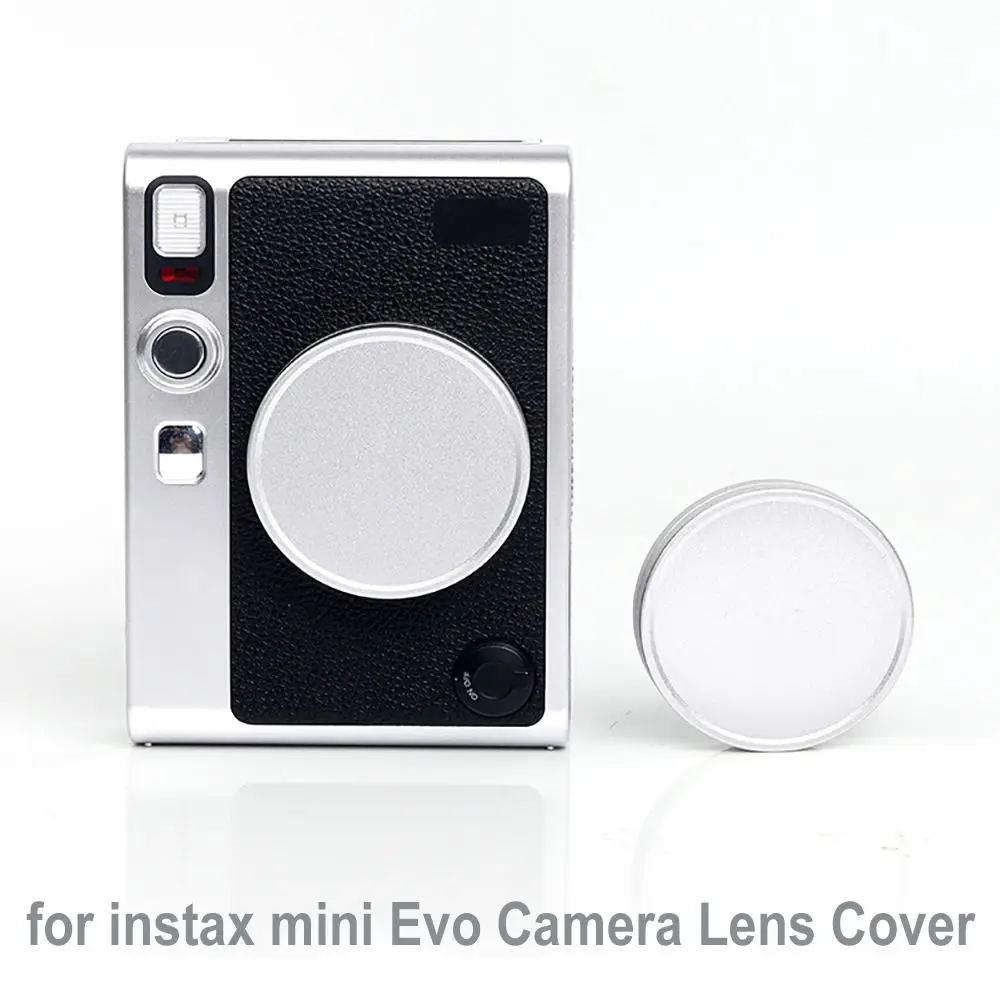 Aluminium Alloy Instant Camera Lens Cap Waterproof Buffer Sponge Lens Cover Dustproof for Fujifilm instax mini EVO