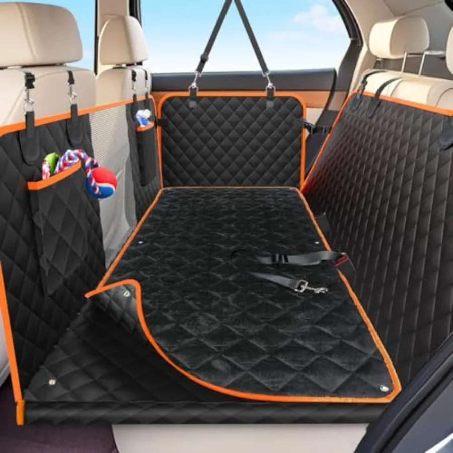 

Удлинитель автомобильного сиденья XL для собак для полноразмерных грузовиков с жестким дном, водонепроницаемый чехол для заднего сиденья, серебристый чехол для автомобильного сиденья для собак