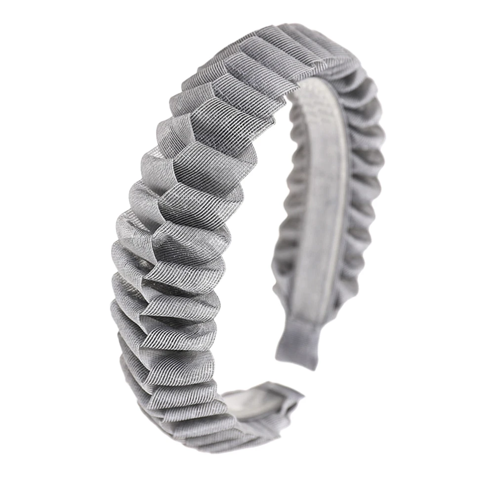 

1pc Glitter Assorted Hair Cross Hoop Women Headband Wide Cloth Durable Comfortable Elegant Party Women Hair Hoop Daily Life