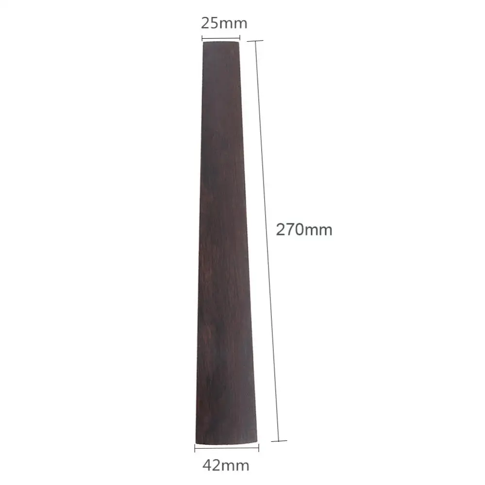 Violin Fingerboard Ebony Fingerboard for 4/4 Violin Stringed Instruments Accessories