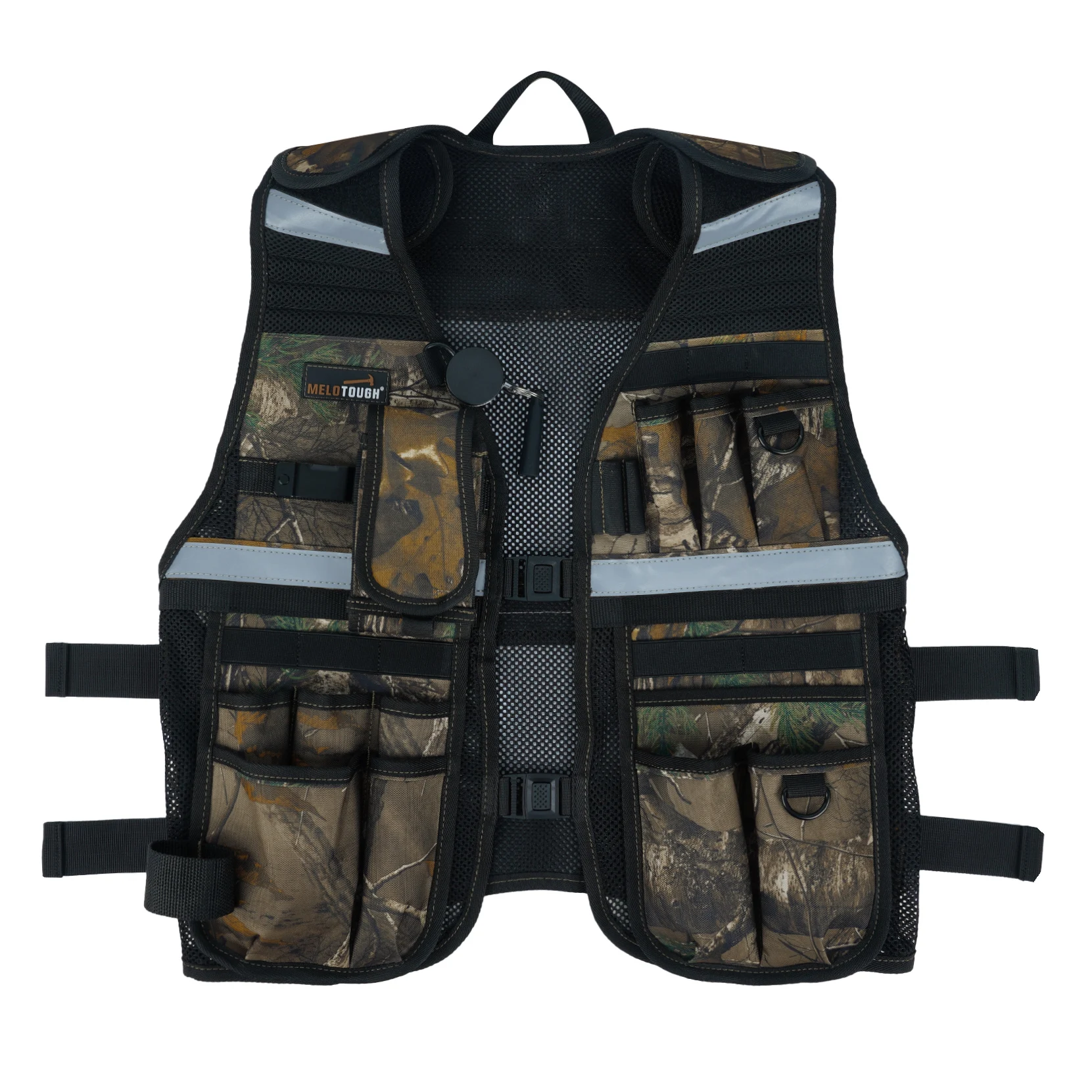 Men's Tool Vest Safety tool undershirt with adjustable shoulder straps with removable cell phone holder