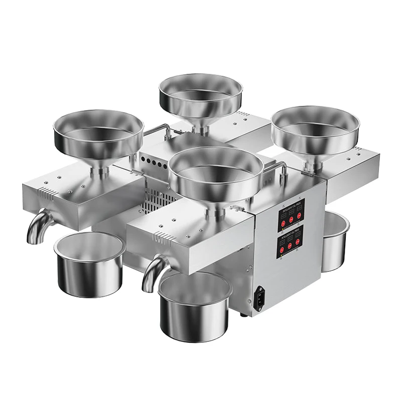 

Commercial Small Household Portable Four Head Oil Press