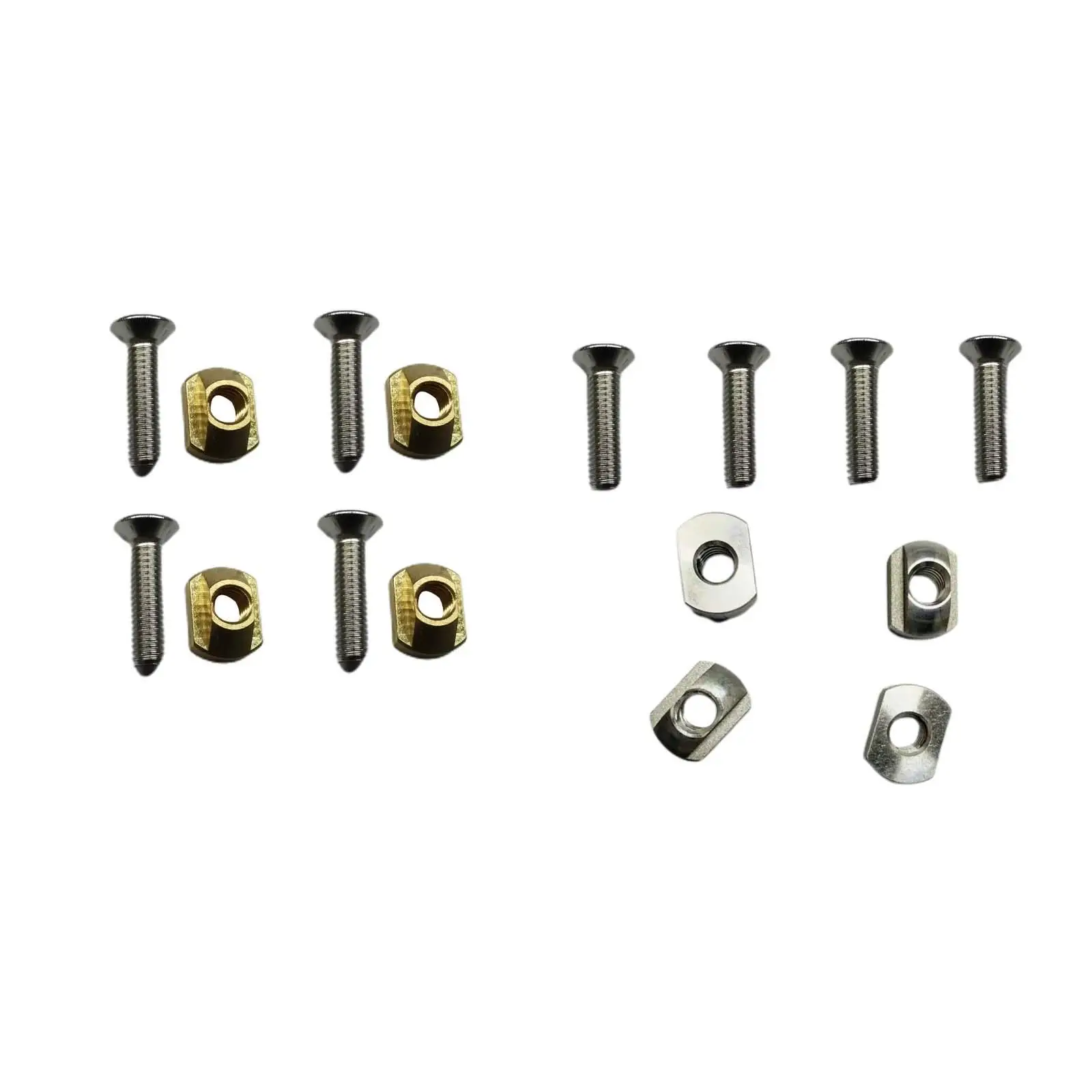 4 Set Hydrofoil Mounting T Nuts M8 Sliding T Nuts Adapter Surfboard Screws