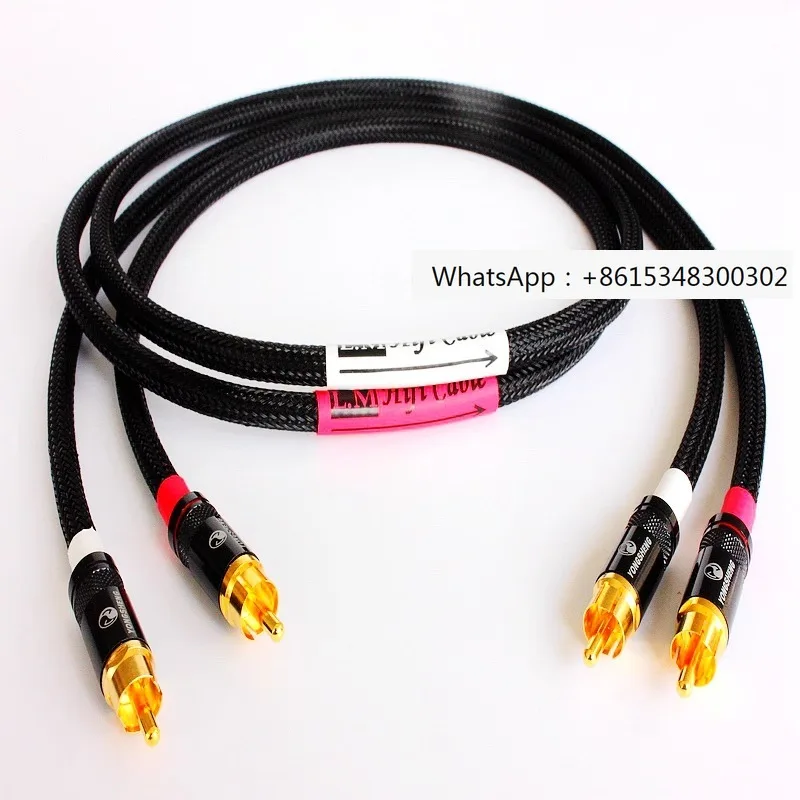 Japan Kanami Audio Ca ble Fever Level Double Lotus Signal Cabl e RCA C able Active Speaker Cabl e Sound Card Cable