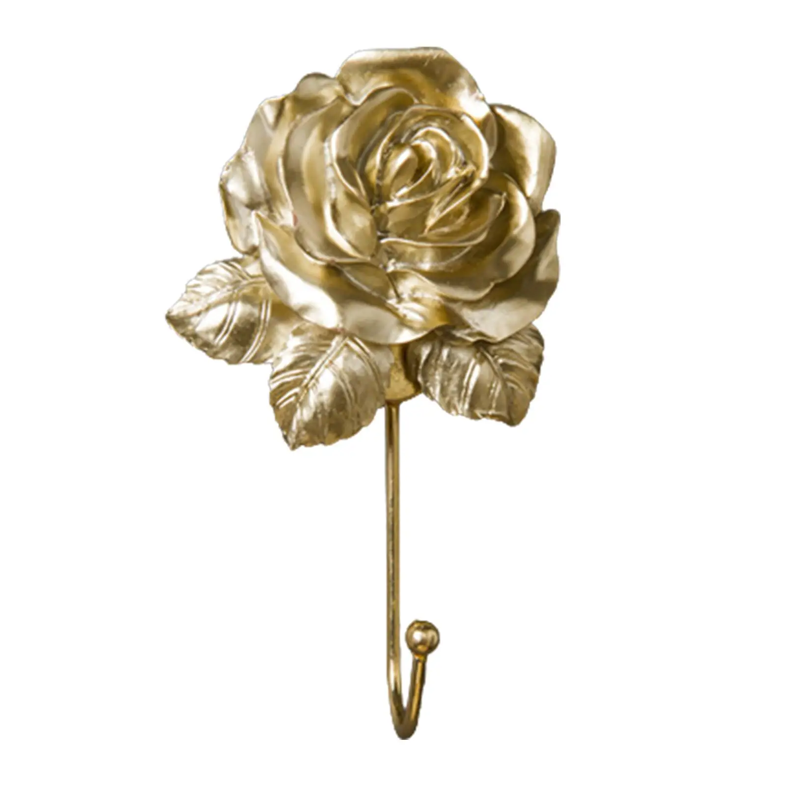 Rose Hook Key Holder Resin Vintage Style Organization Rose Hat Coat Hook Door Clothes Hanger for Hat Robe Scarf Bag