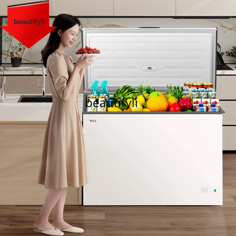 

A61 300 Liters Low Frost Large Capacity Freezer Energy-Saving Ultra-Thin Commercial Freezer Whale