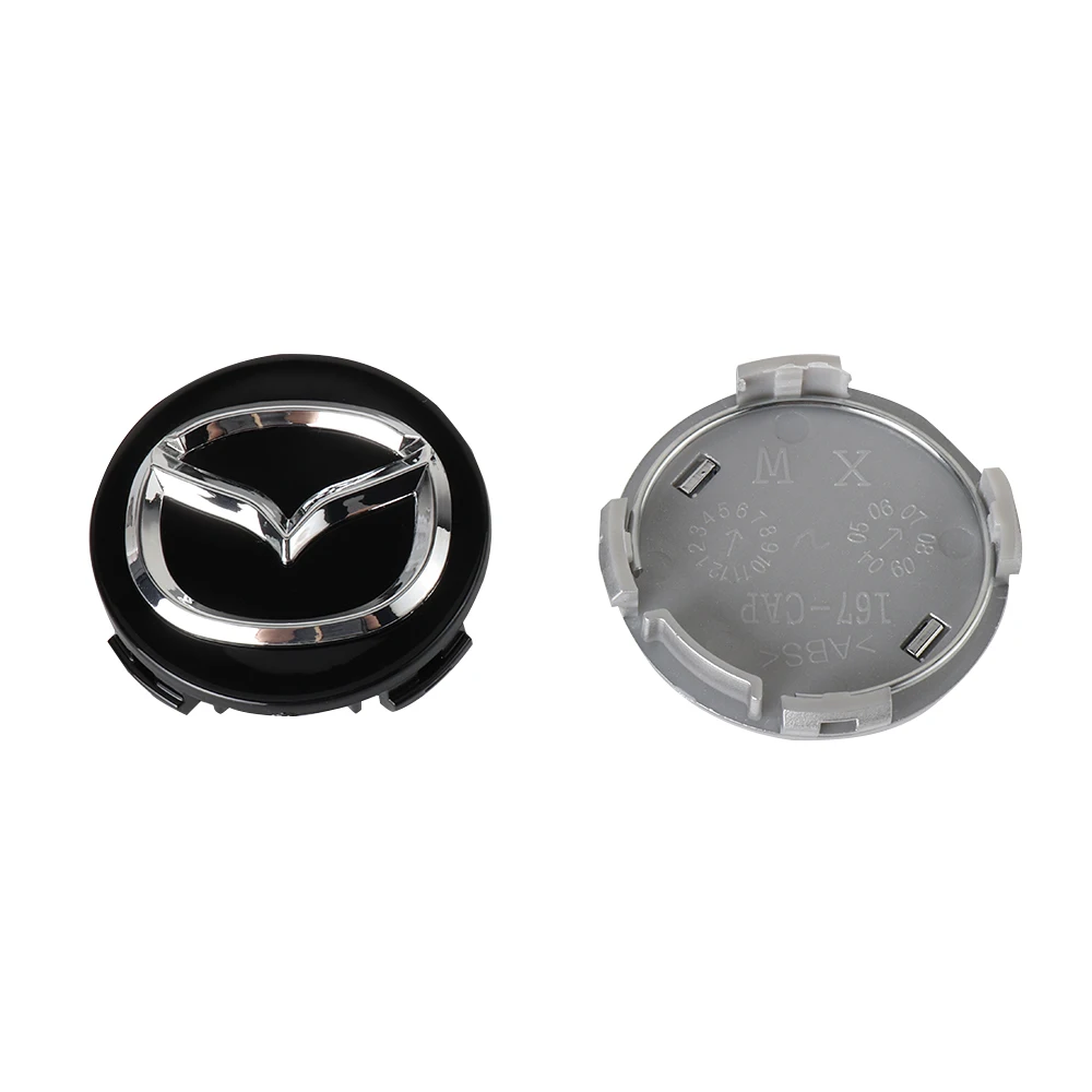 4PCS 56mm Car Wheel Center Hub Cap Rim Cover Emblem Stickers For Mazda 3 Bk 6 Gh CX-5 CX30 MX-5 2 5 CX-3 GJ GL CX-8 MS RX-8 626