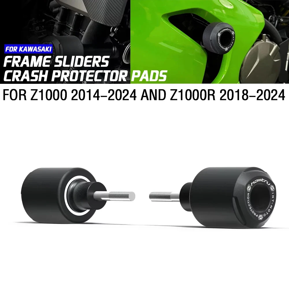 

For Kawasaki Z1000 2014-2024 and Z1000R 2018-2024 motorcycle frame slider engine anti-collision protector
