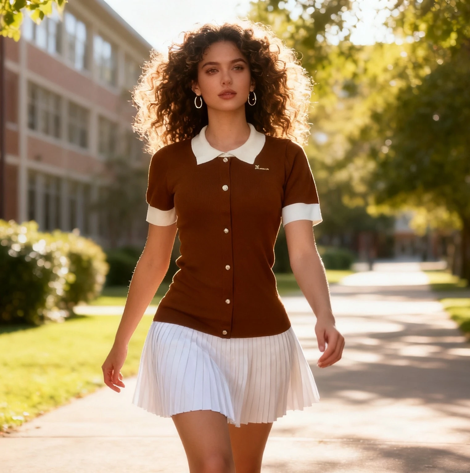 College Sle Color Blo Gebreid Dr Afslanken ort Sve Geplooide Rok Kraag Jersey Dr voor Dames Dagelijks gebruik