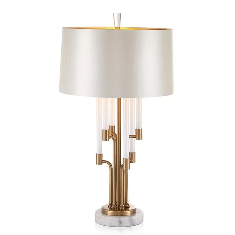 

FAIRY Postmodern Table Lamp LED Creative Luxurious Marble Desk Light For Home Living Room Bedroom Bedside Decor