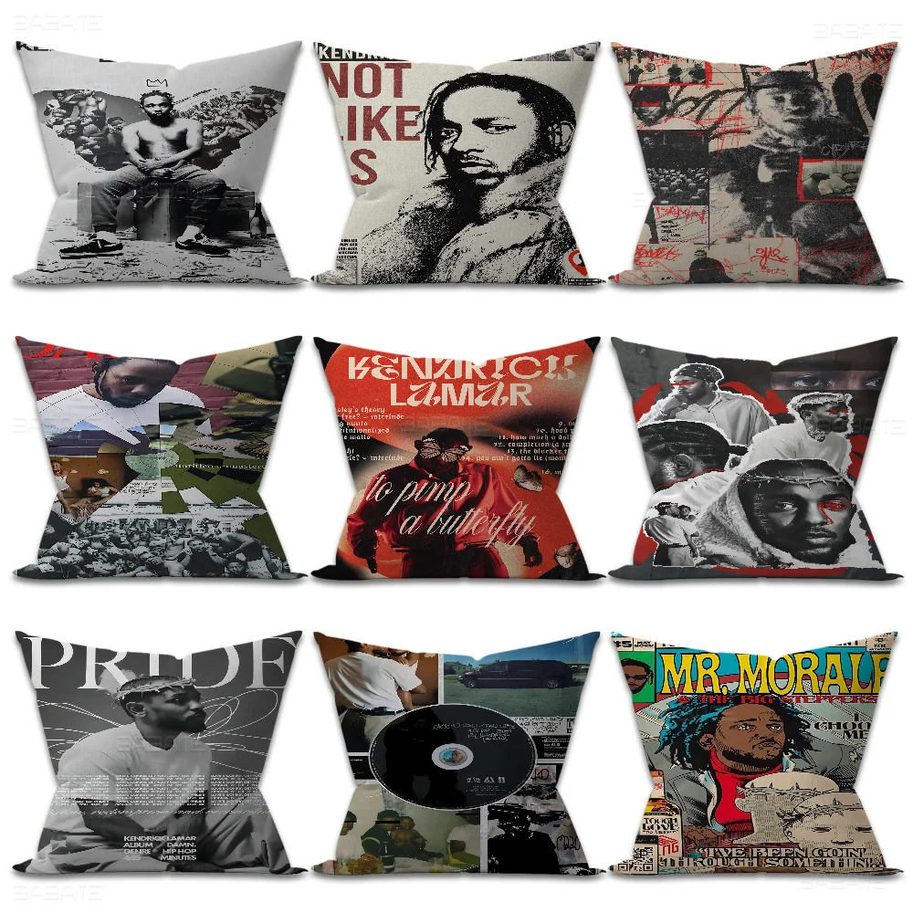 Kendrick Lamar Pillowcase Toon Gift Cushion Cover Bedroom Home Sofa Chair Seat Decor Pillow Case