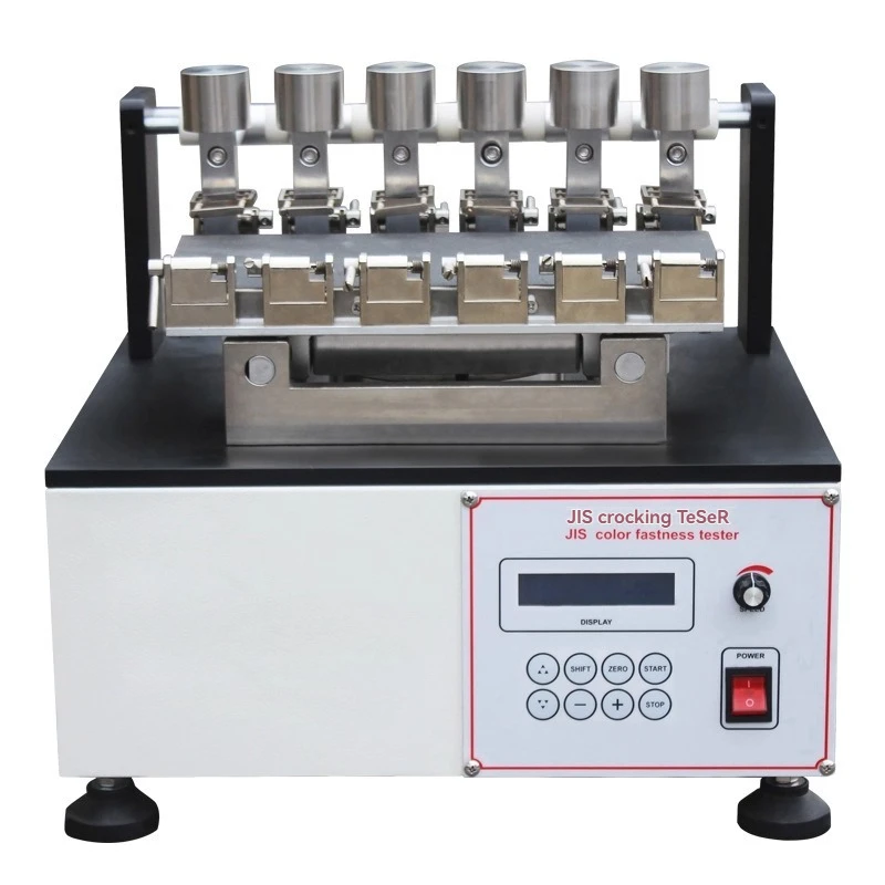 JIS Standard Electric Rubbing Color Fastness Tester Fabric Fiber Products Rubbing Color Fastness Tester