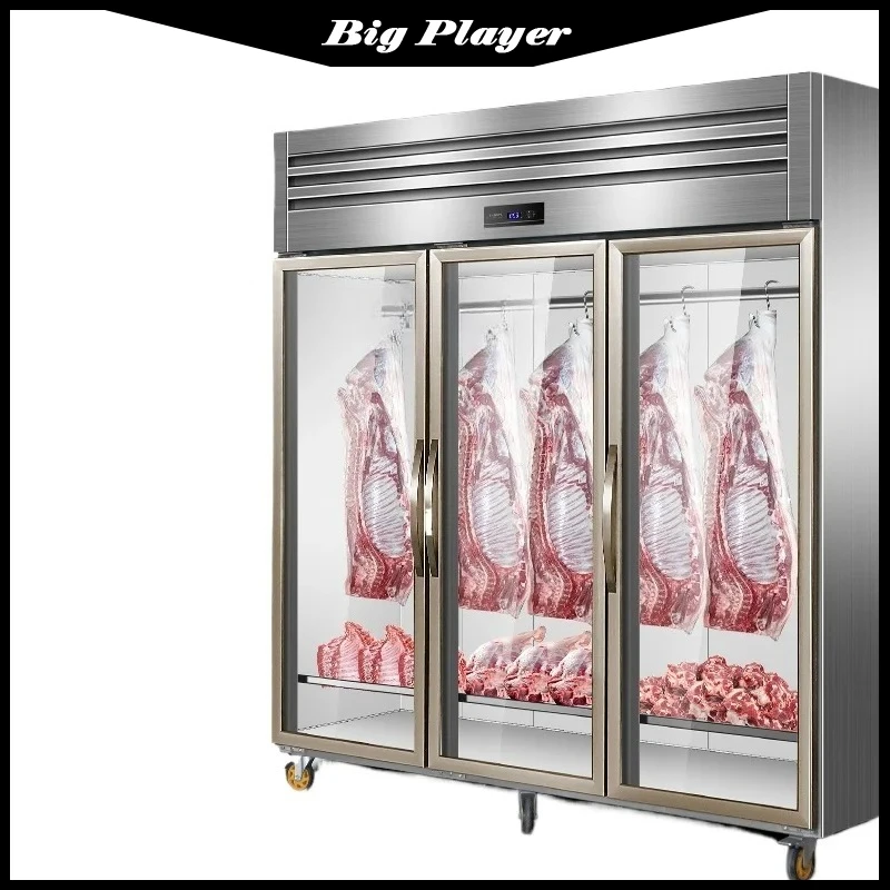 

Frozen And Fresh-keeping Display Cabinet Refrigerated Freezer Vertical Acid Drain Cabinet