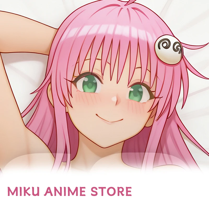 Dakimakura Cover To Love Ru Lala Satalin Deviluke Anime Double-Sided Print Pillowcase Life-Size 2way Body Pillow