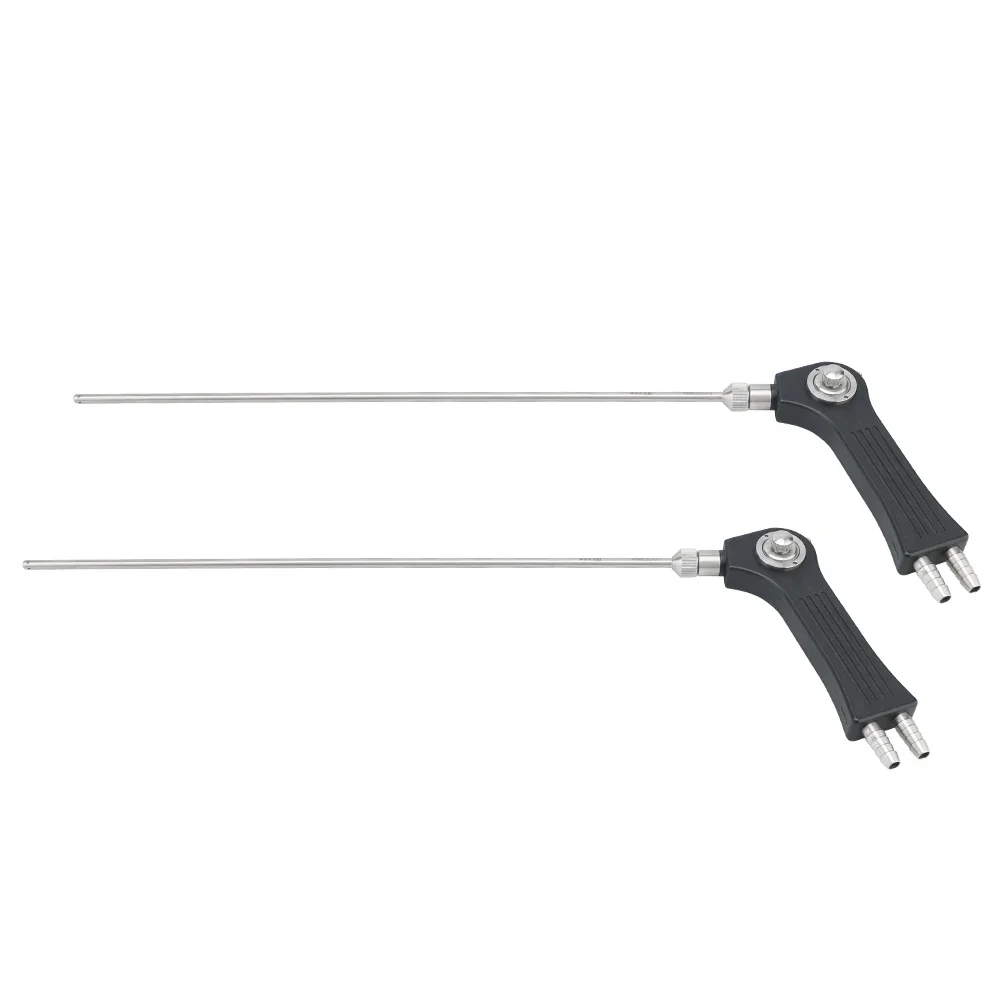 5/10 x 330 mm Laparoscopic Laparoscopy Button Type Gun shaped Suction and irrigation tube