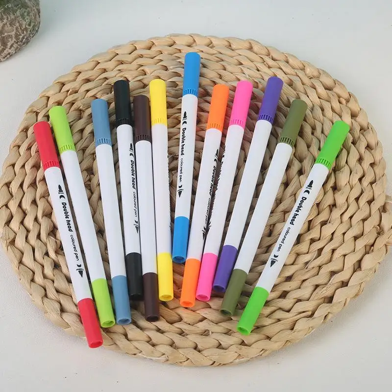 12- 120 Colors Markers Watercolor Brush Pens Set Smooth Writing Drawing Pens For Kids Student School Art Graffiti DIY Creation