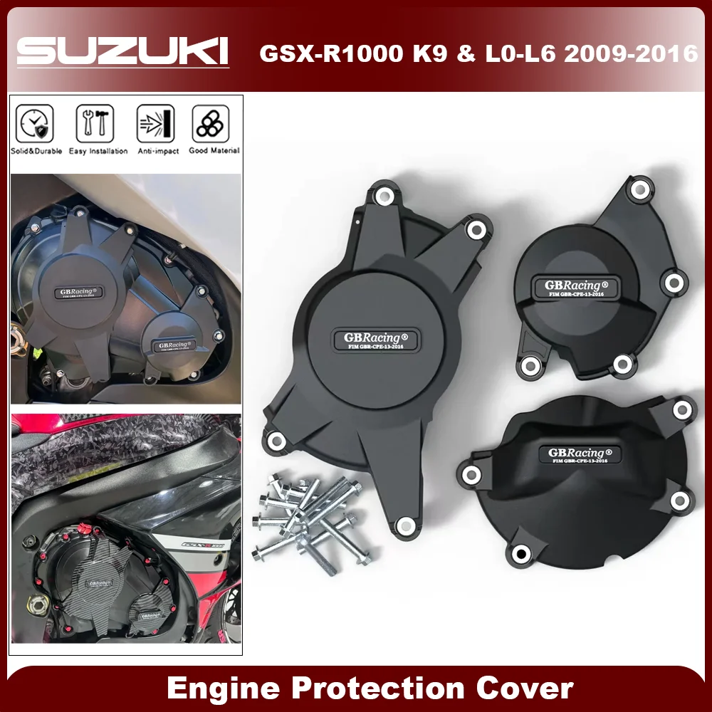 

GB Racing Engine Cover GSXR1000 GSXR 1000 K9 & L0-L6 For SUZUKI Motorcycle Alternator Clutch Protection Cover Accessories Parts