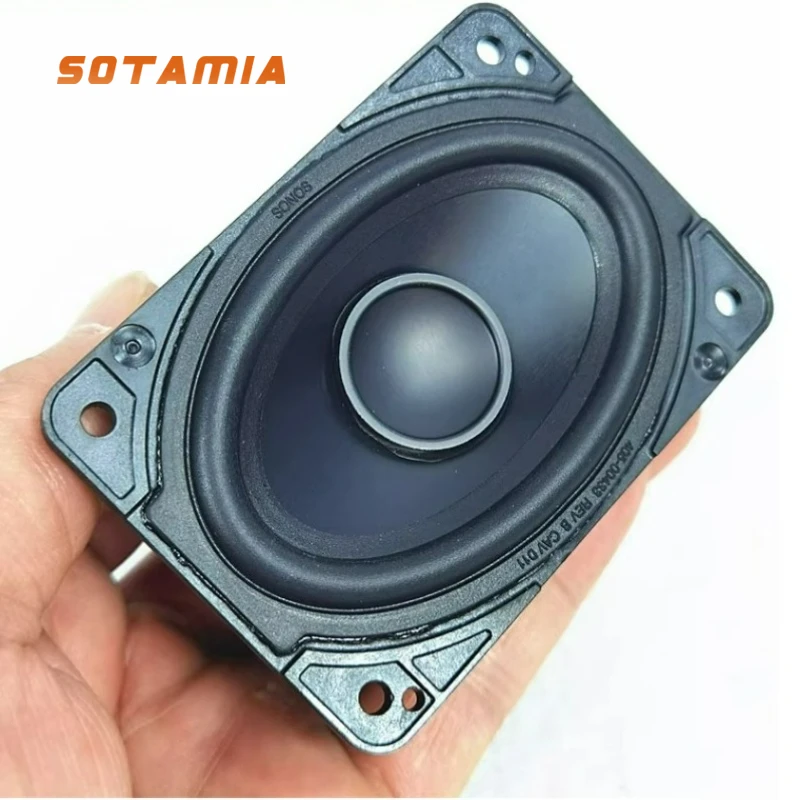 

SOTAMIA 1Pcs Full Range Audio Speaker 6 Ohm 30W Silk Film Treble Speaker Sound Music HIFI Loudspeaker 78*55mm for SONOS